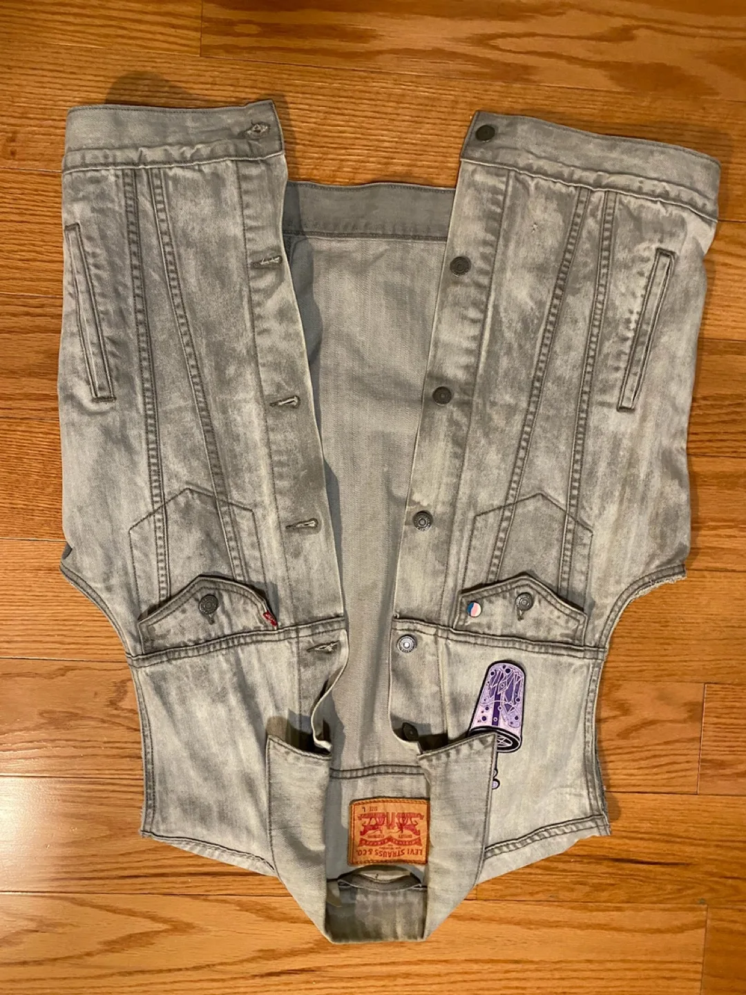 Levi's Denim Vest - Grey thumbnail