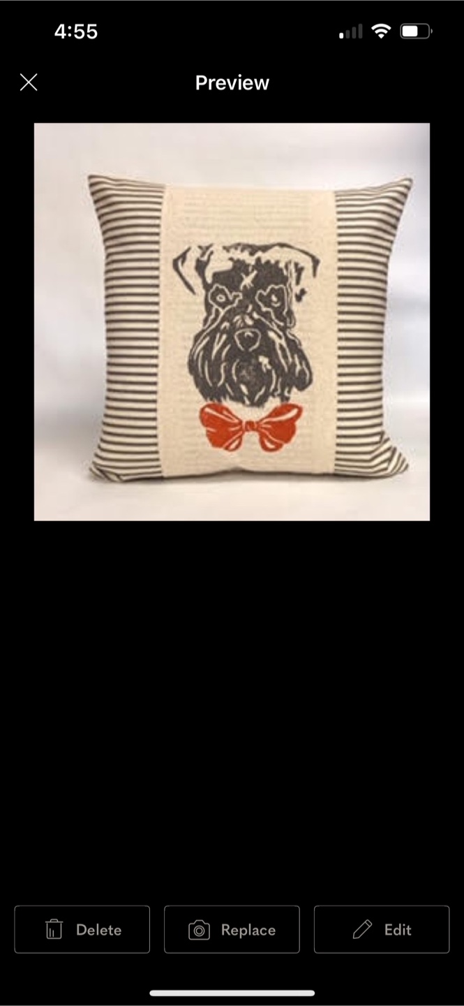 Hand crafted pillow
