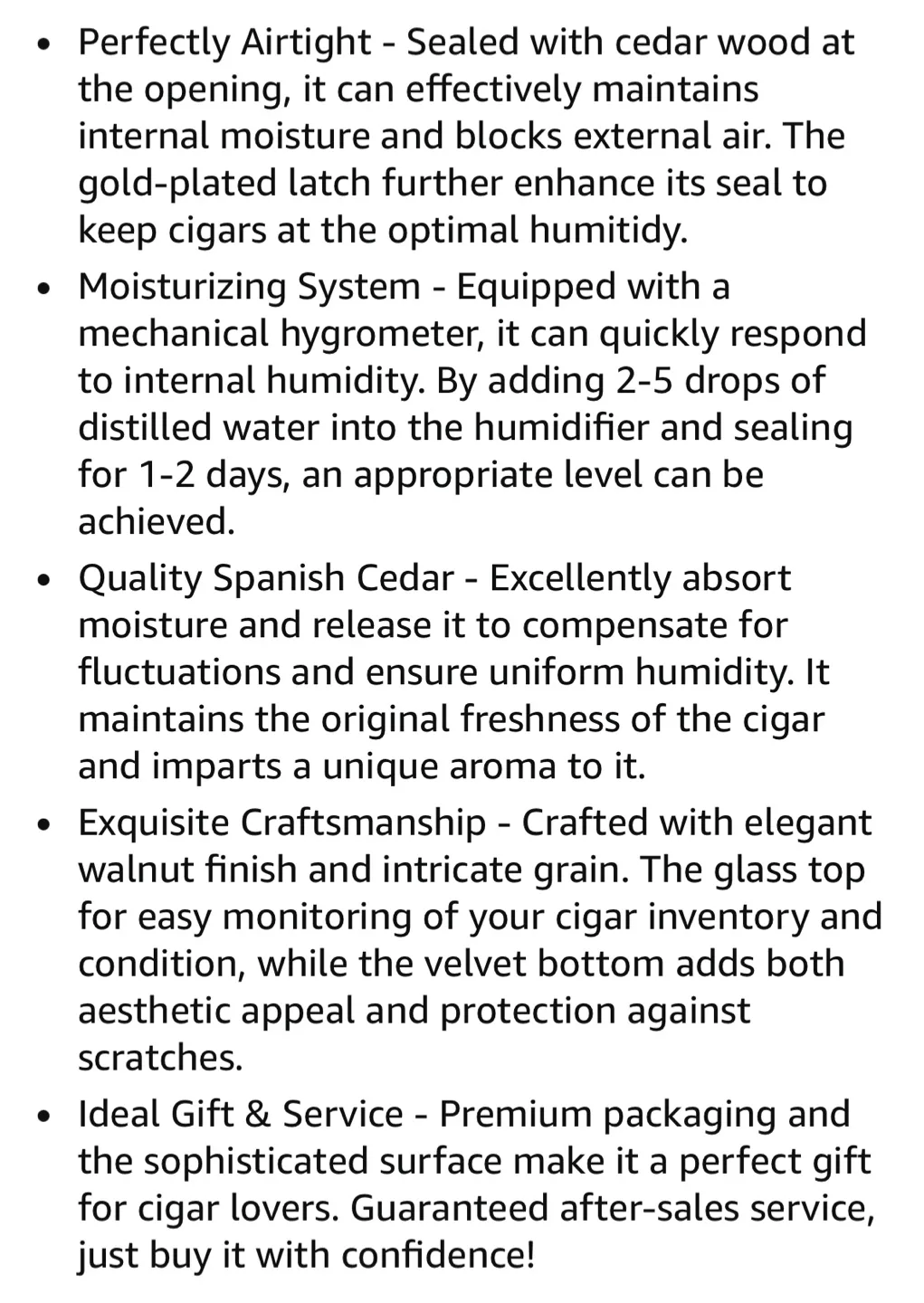 Bald Eagle / Cigar Humidor Box with Hygrometer image indicator(3)