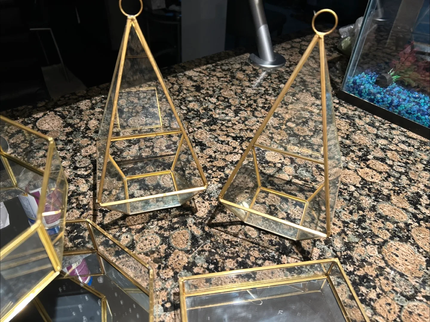 Geometric Glass Terrarium Set image indicator(5)