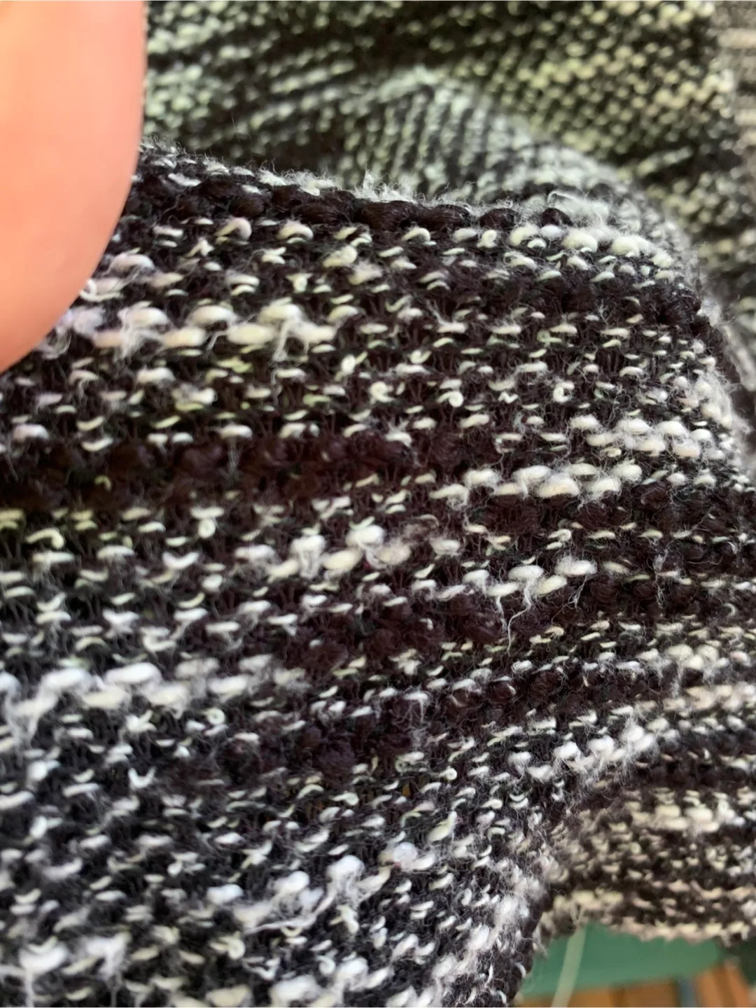 Joe Fresh Black & White Knit Top - Size M image indicator(8)