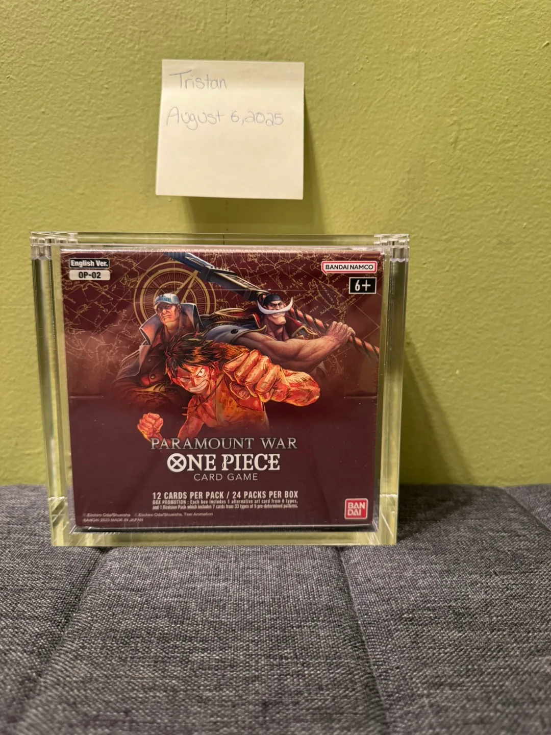 One Piece Paramount War Card Game OP-02 Booster Box thumbnail