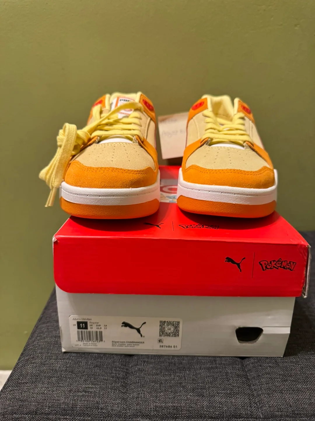 New Puma x Pokémon Slipstream Charmander Shoes - Size 11 thumbnail
