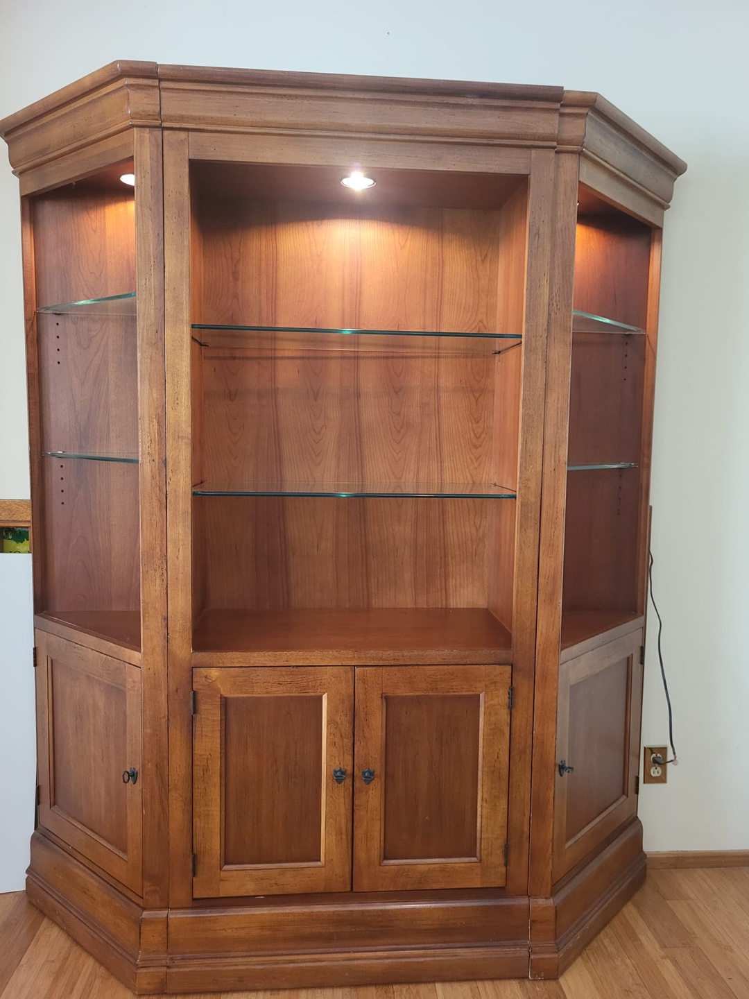 Wooden Corner Display Cabinet - photo 2