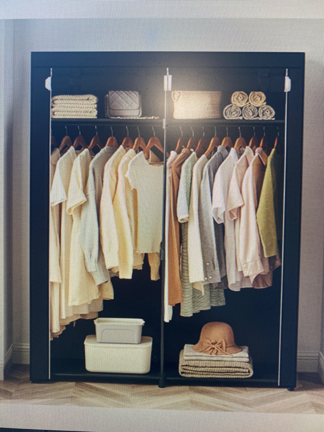 Portable Wardrobe Closet Organizer