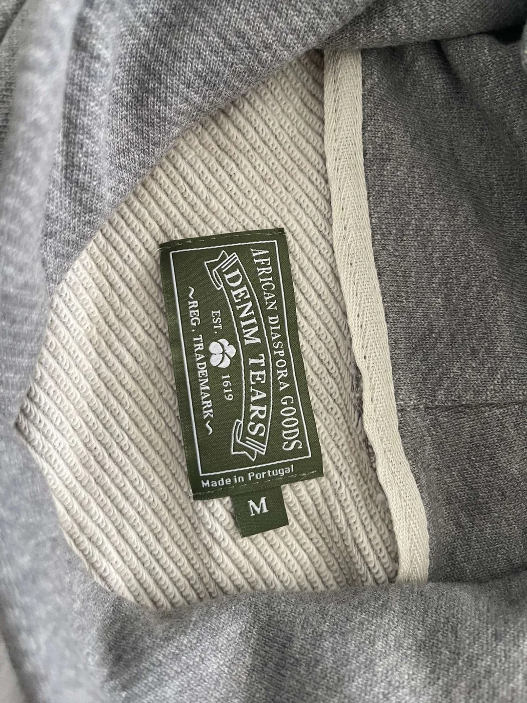 Denim Tears Hoodie - Grey, Size M image indicator(3)