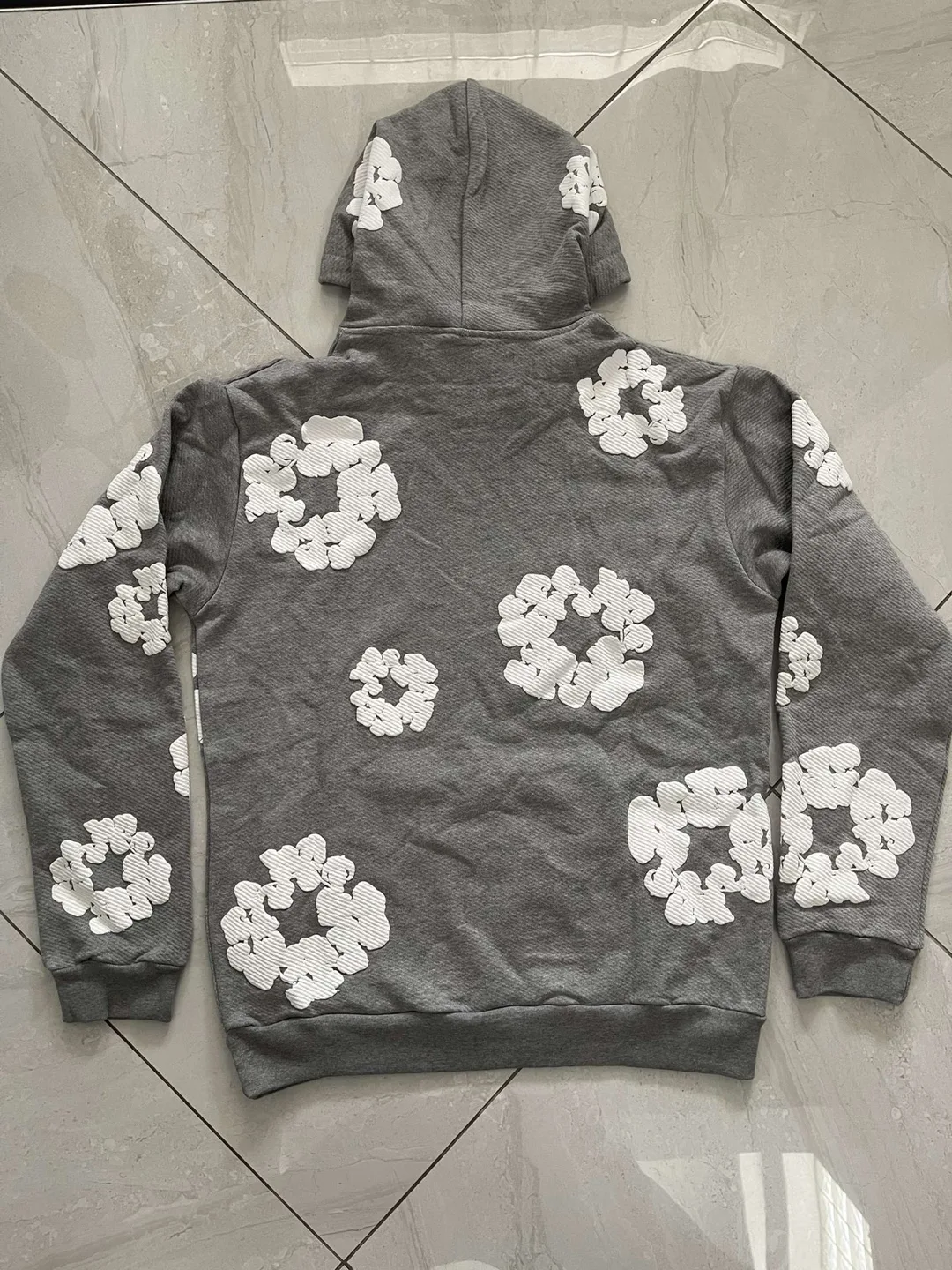 Denim Tears Hoodie - Grey, Size M image indicator(2)