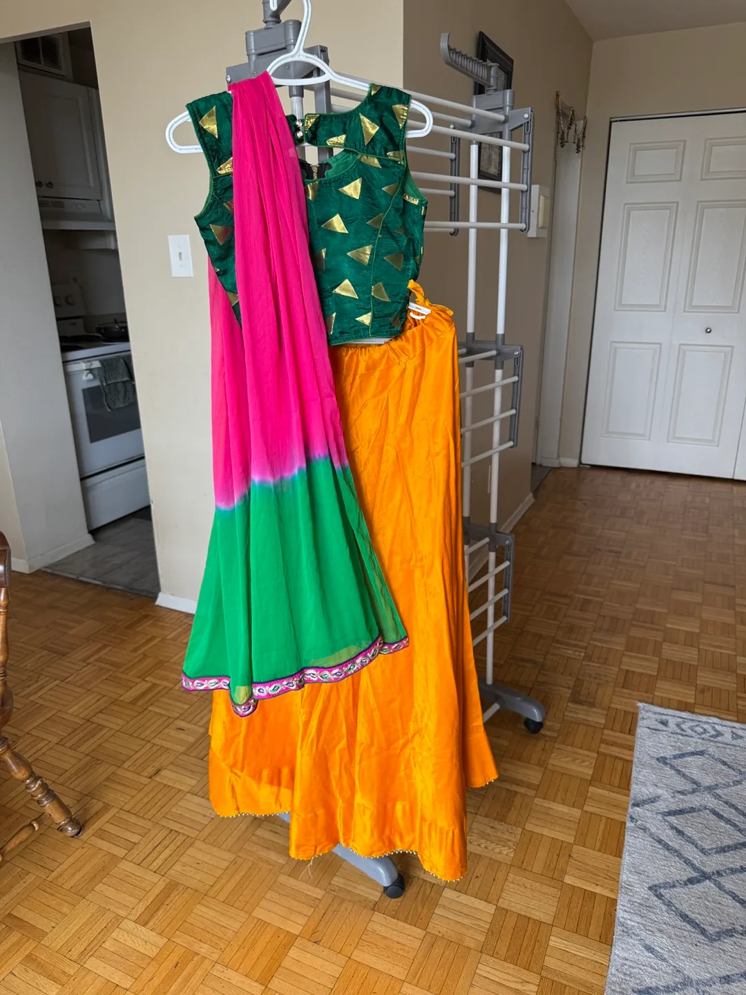 Indian Lehenga Choli Set thumbnail