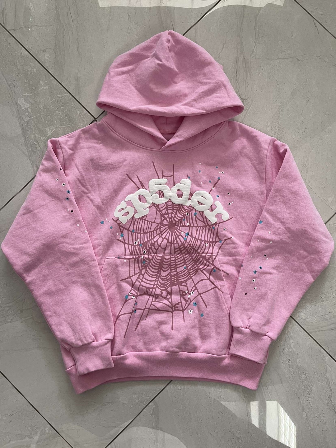 Pink SP5DER Hoodie