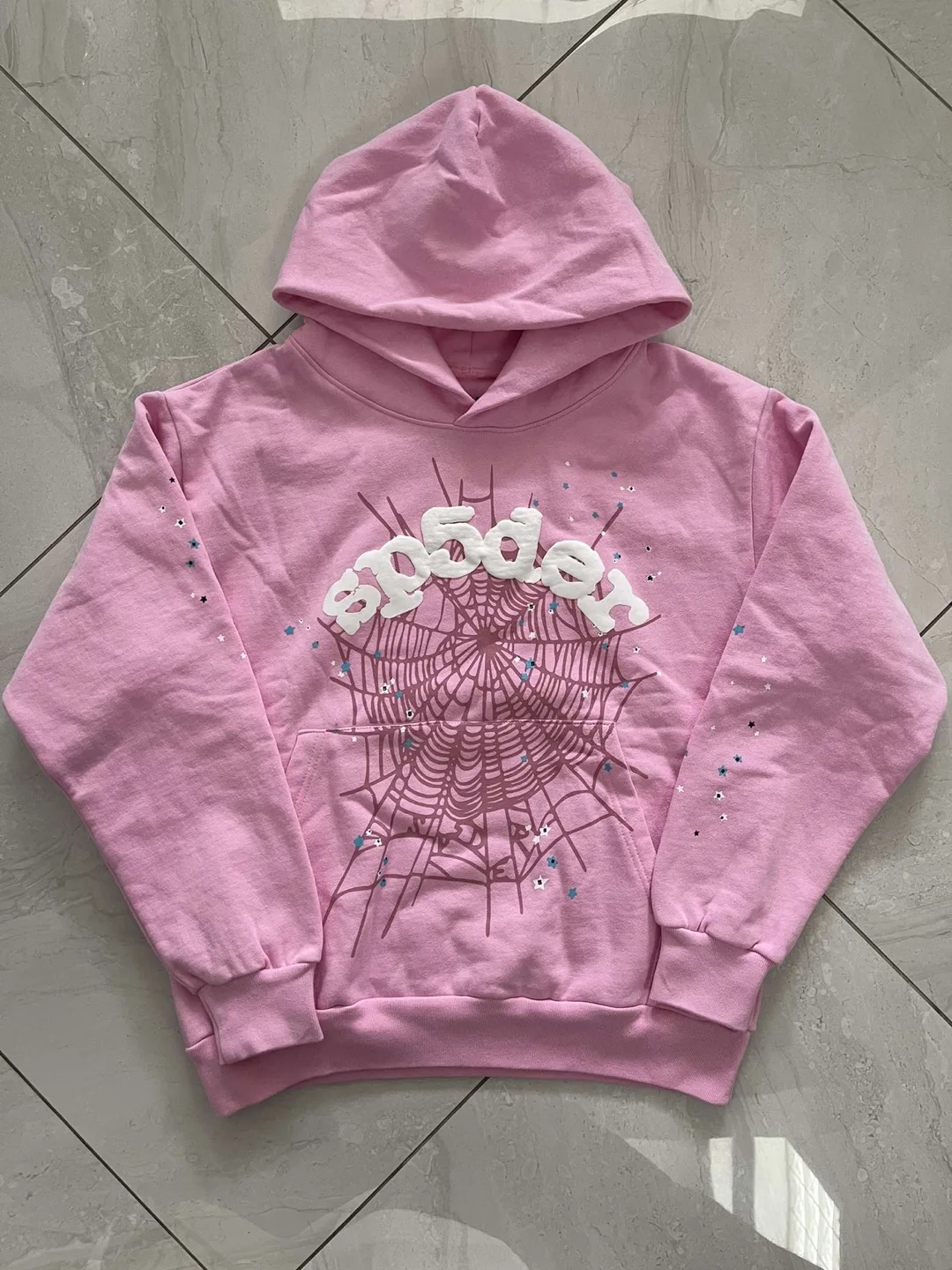 Pink SP5DER Hoodie thumbnail