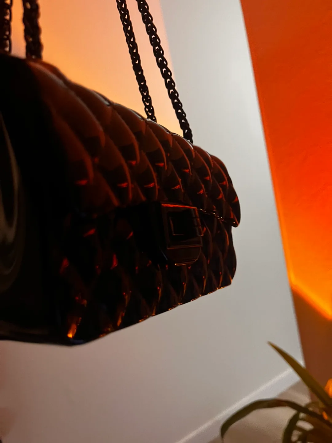 Black Quilted Chain Bag thumbnail
