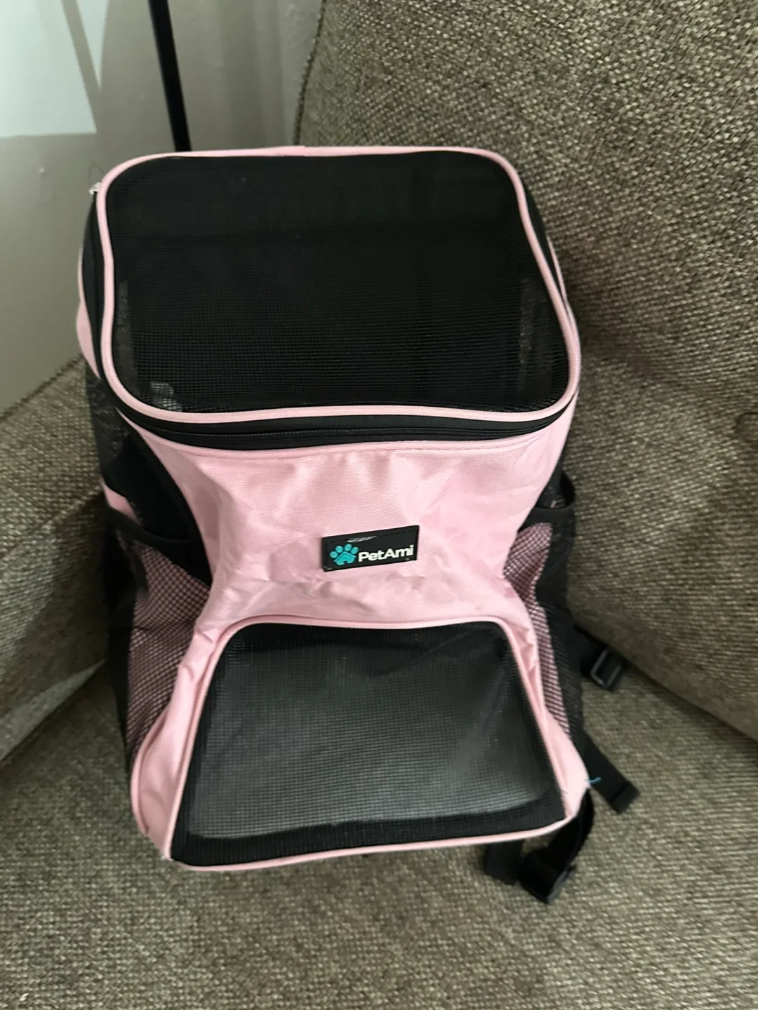PetAmi Pet Carrier Backpack - Pink image indicator(3)