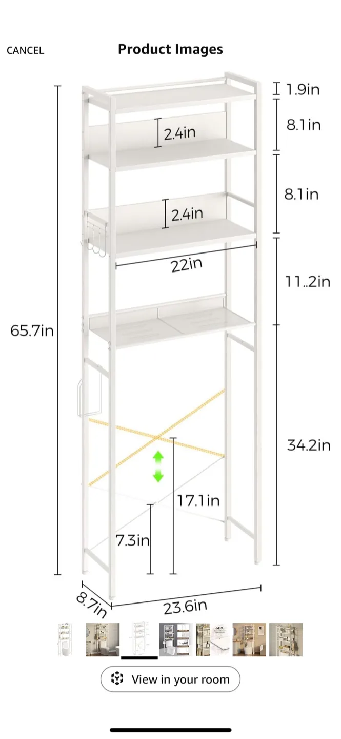 Over The Toilet Storage image indicator(5)