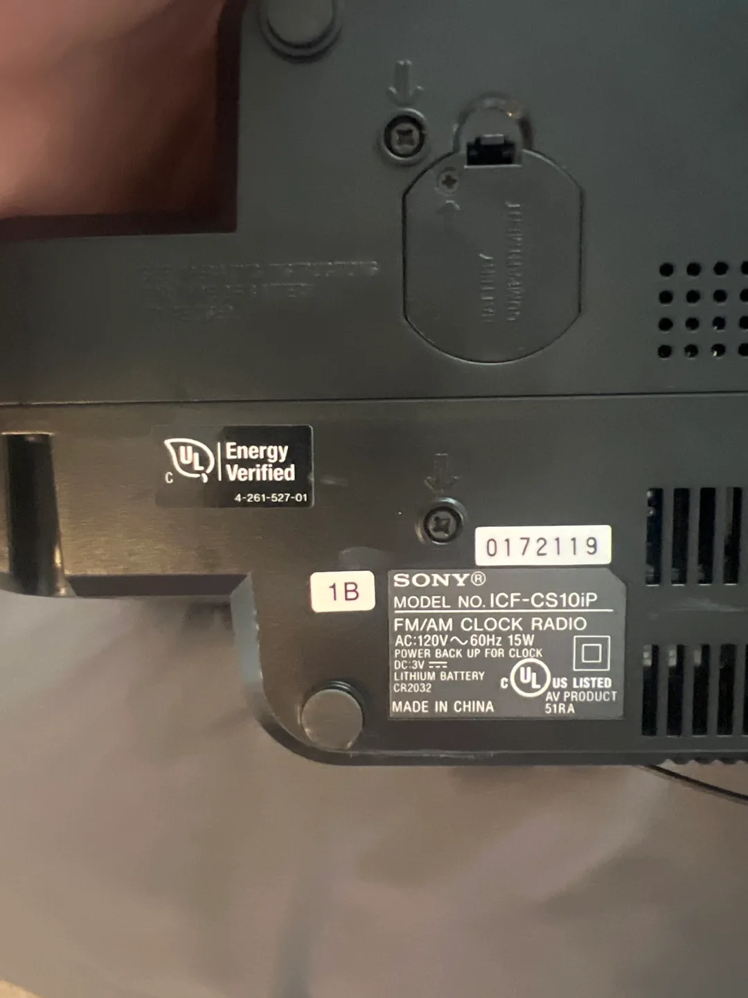 Sony ICF-CS10iP FM/AM Clock Radio image indicator(3)