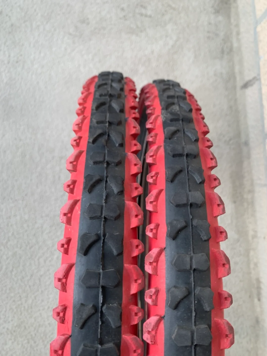 Kenda Mountain Bike Tires - Red/Black 20' size thumbnail