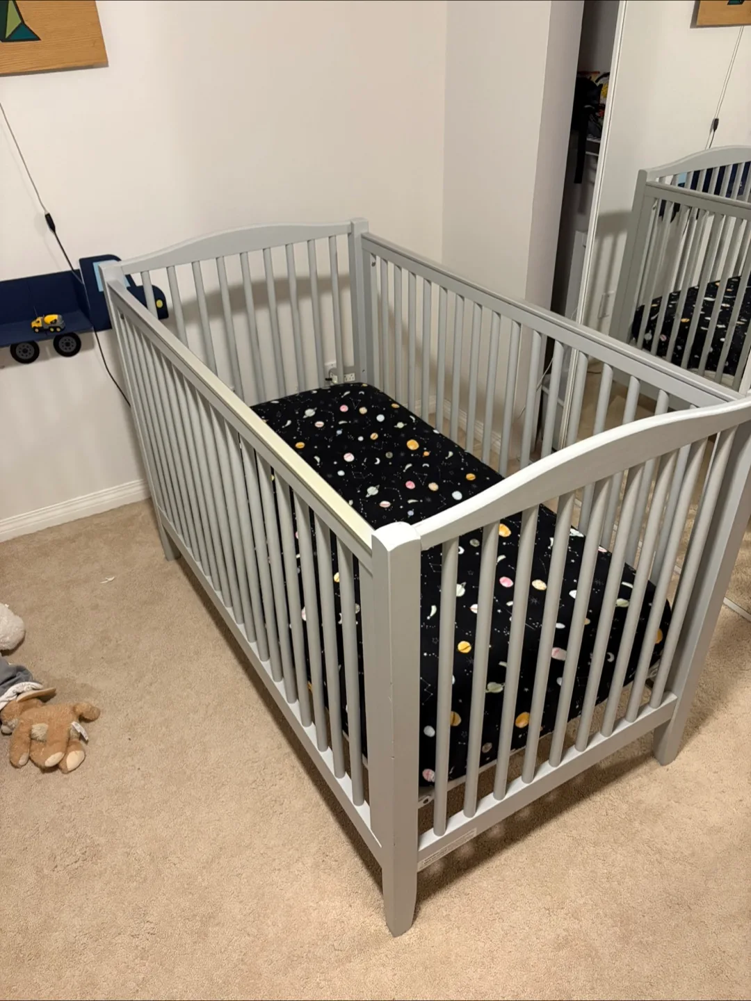 FREE Grey Pottery Barn Crib thumbnail