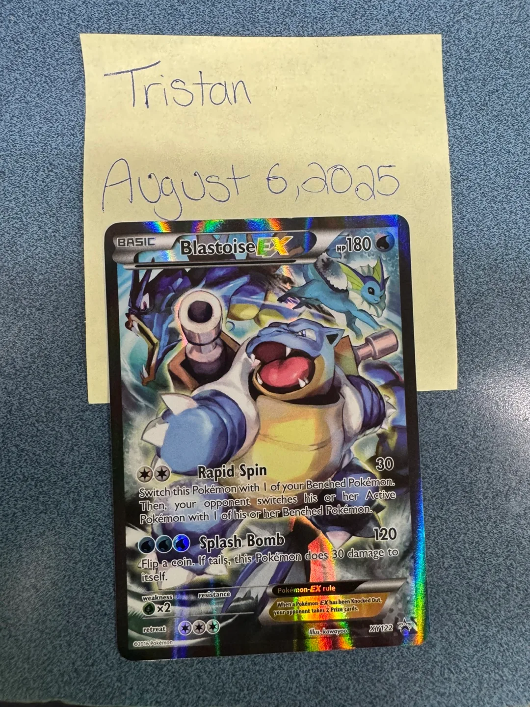 Blastoise EX Promo xy122 thumbnail