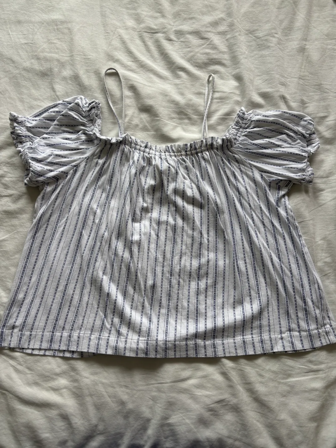 H&M Off-the-Shoulder Tops - Size S & M thumbnail