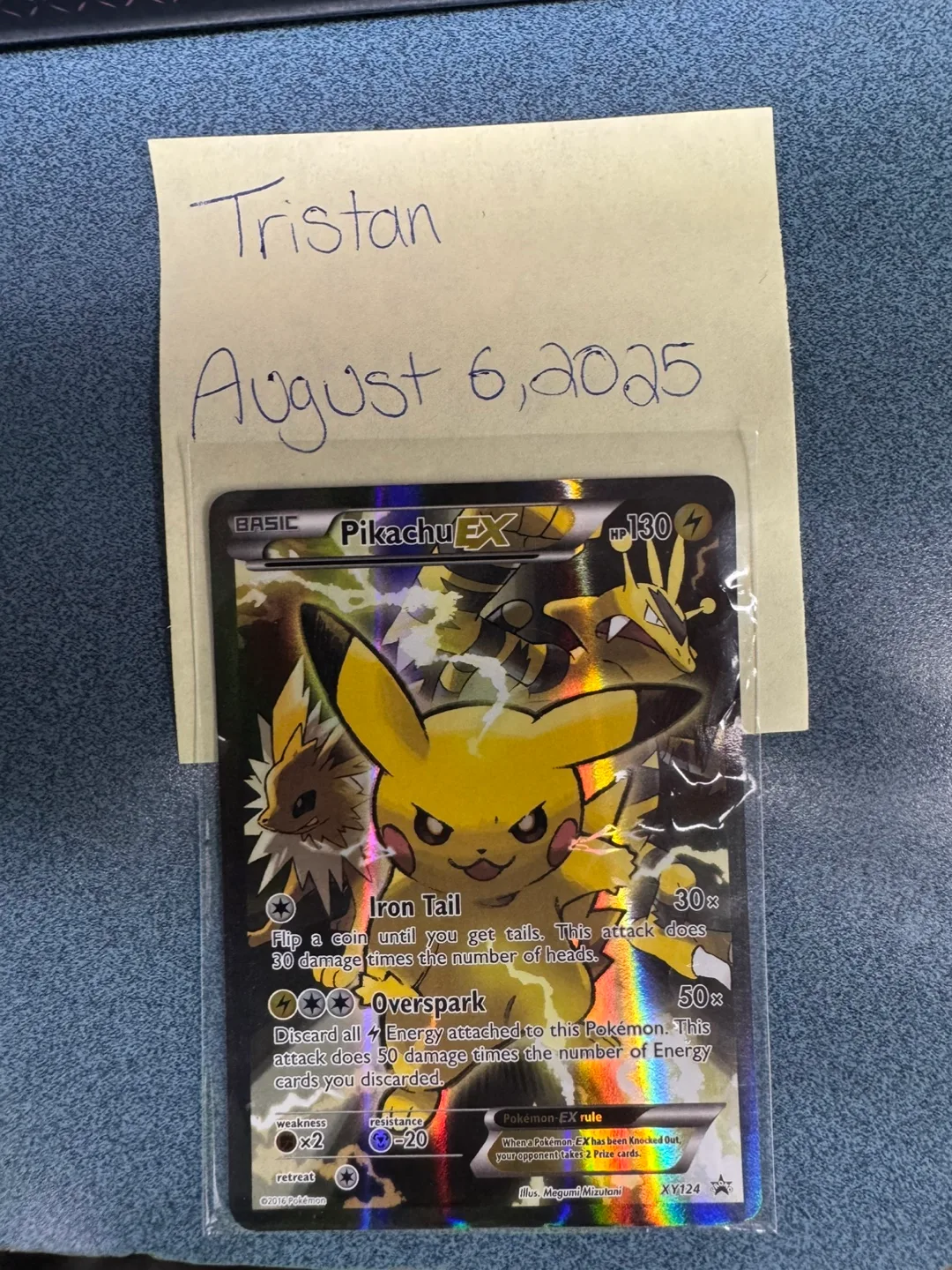Pikachu EX Pokemon Card thumbnail