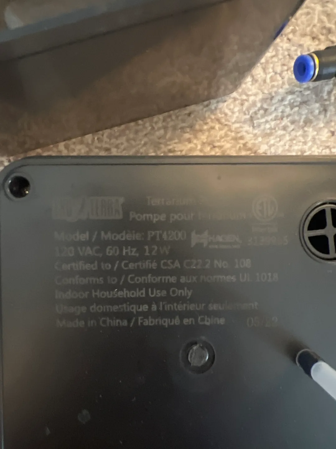 Exo Terra Monsoon Solo II Terrarium Mister image indicator(2)