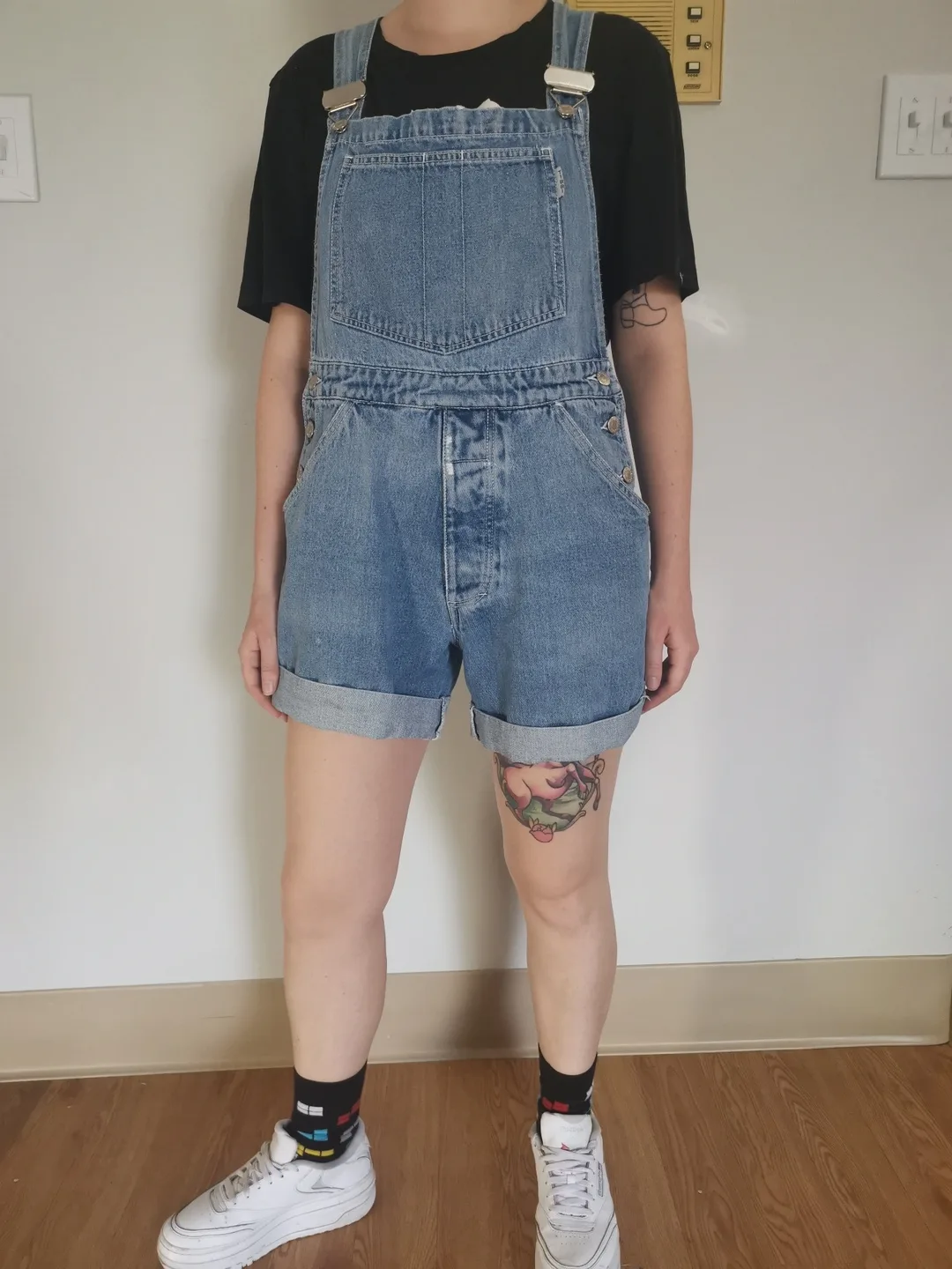 Tibbi Denim Overalls - Size Small thumbnail
