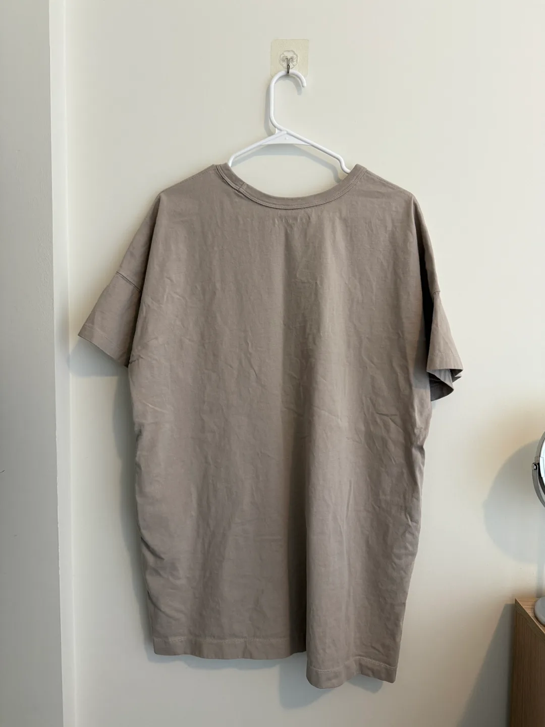 Calvin Klein Oversized Tee/T-Shirt Dress - Taupe 🧡 image indicator(2)