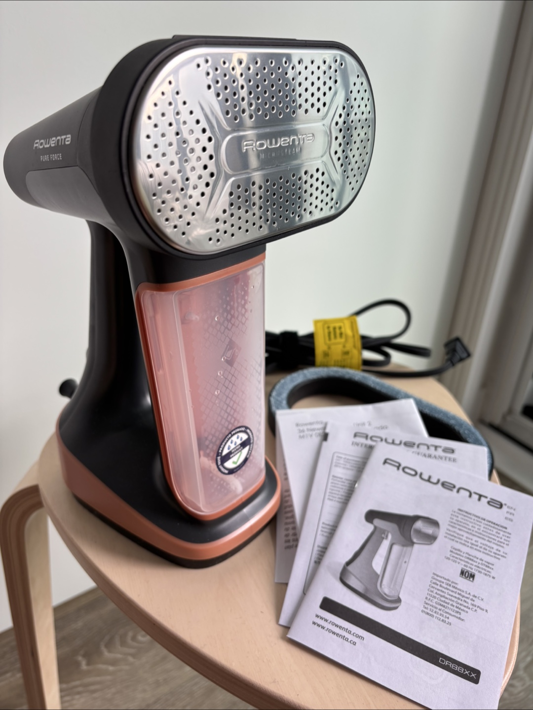 Rowenta Pure Force 3in1 Handheld Steamer & Iron