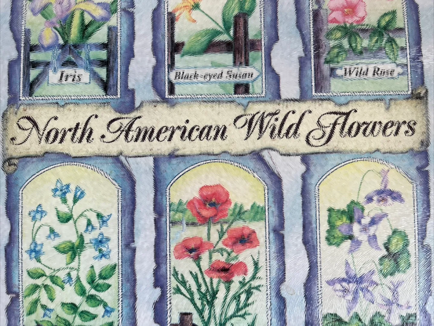 Wild Flowers Glass Cutting & Serving Board image indicator(2)