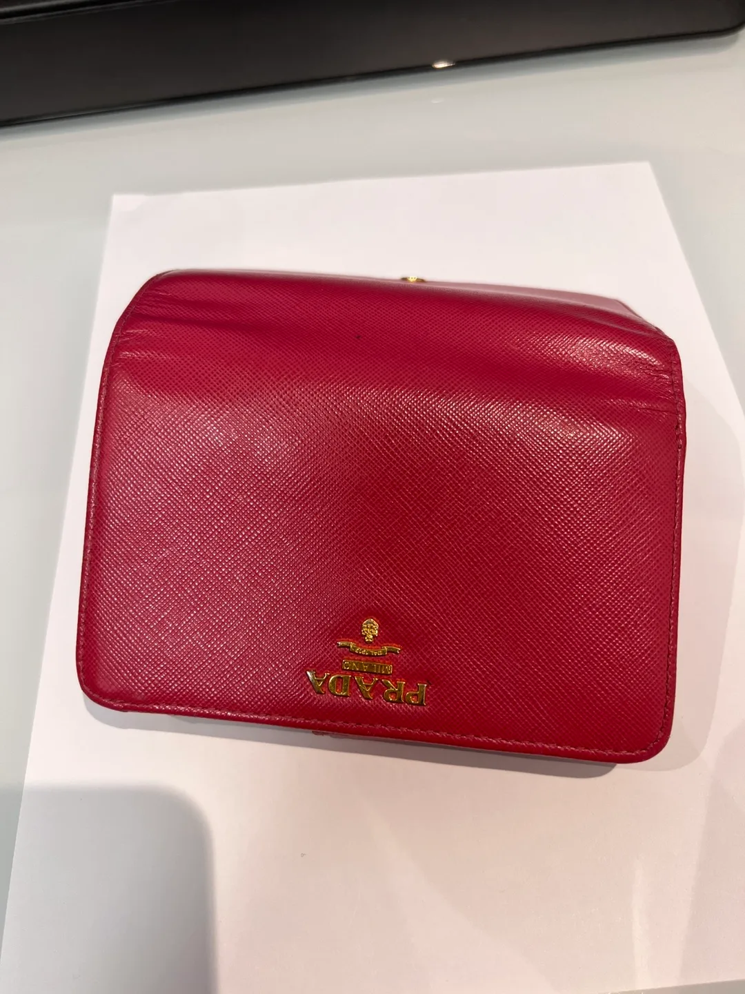 Authentic Prada Milano Pink Wallet image indicator(4)