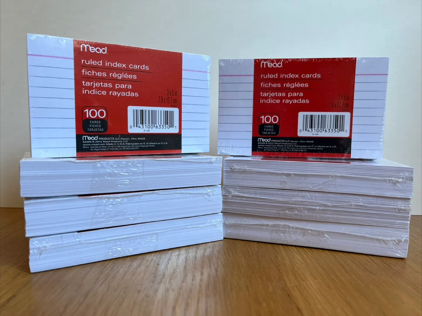 Mead Ruled Index Cards (8 Packs) thumbnail
