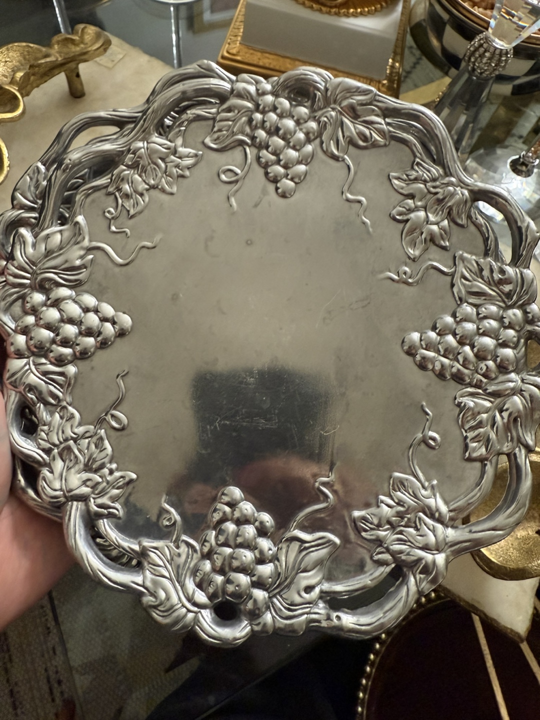Bella Vineyard Grape Design Tray - photo 3