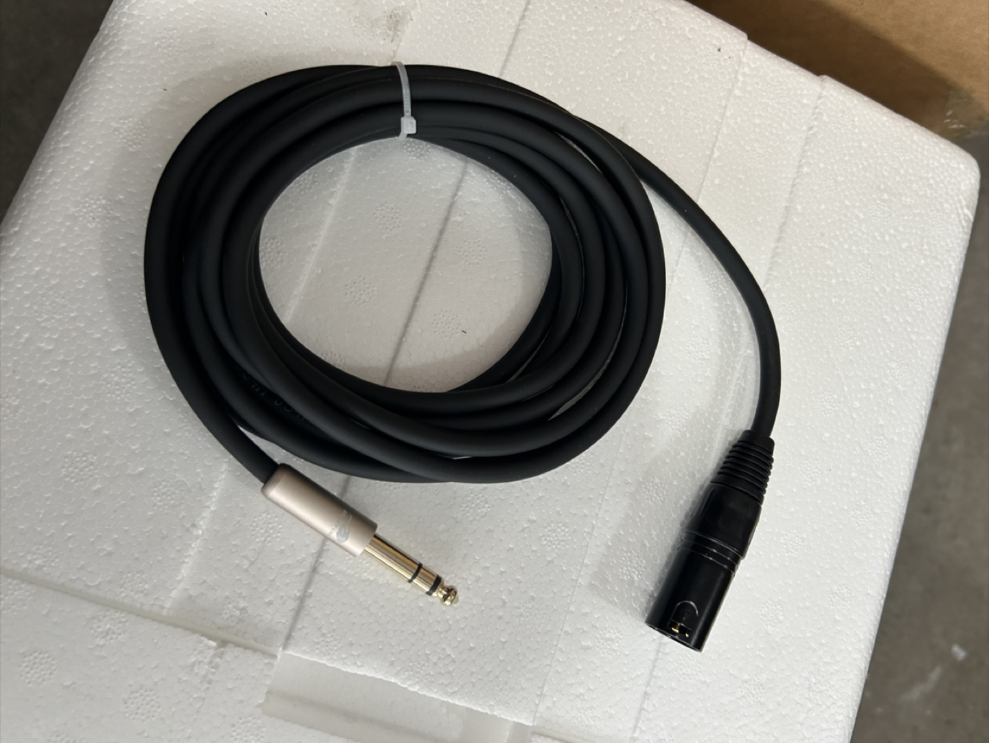 XLR to 1/4" TRS Cable - 15 ft - photo 2