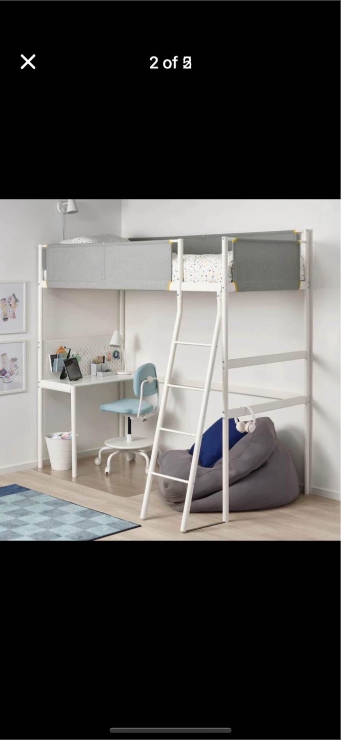 IKEA STUVA Loft Bed with Desk - photo 3