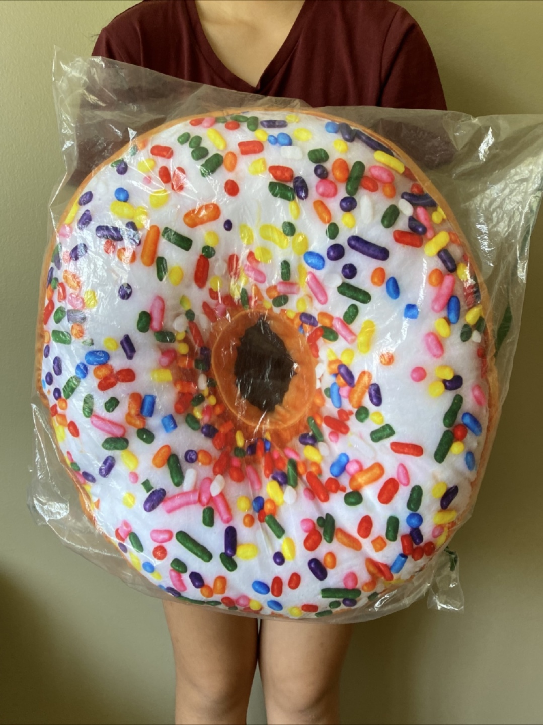 Super soft giant donut cushion