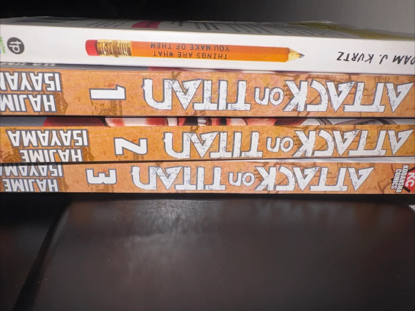 Attack on Titan Manga Volumes 1-3 and Adam J. Kurtz image indicator(2)