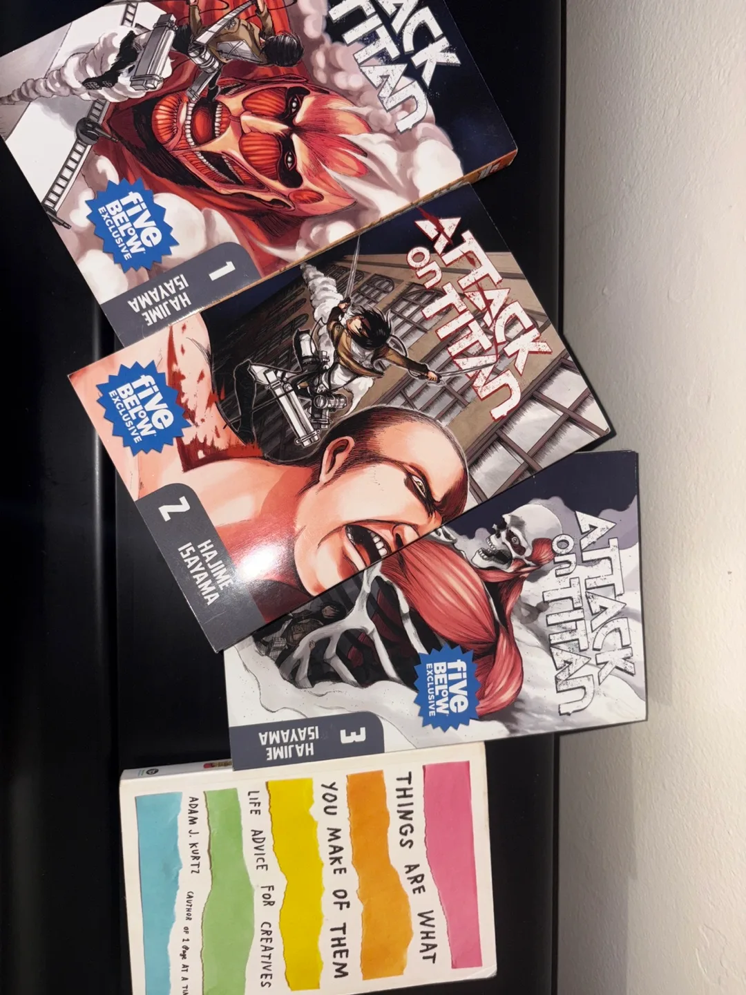 Attack on Titan Manga Volumes 1-3 and Adam J. Kurtz thumbnail