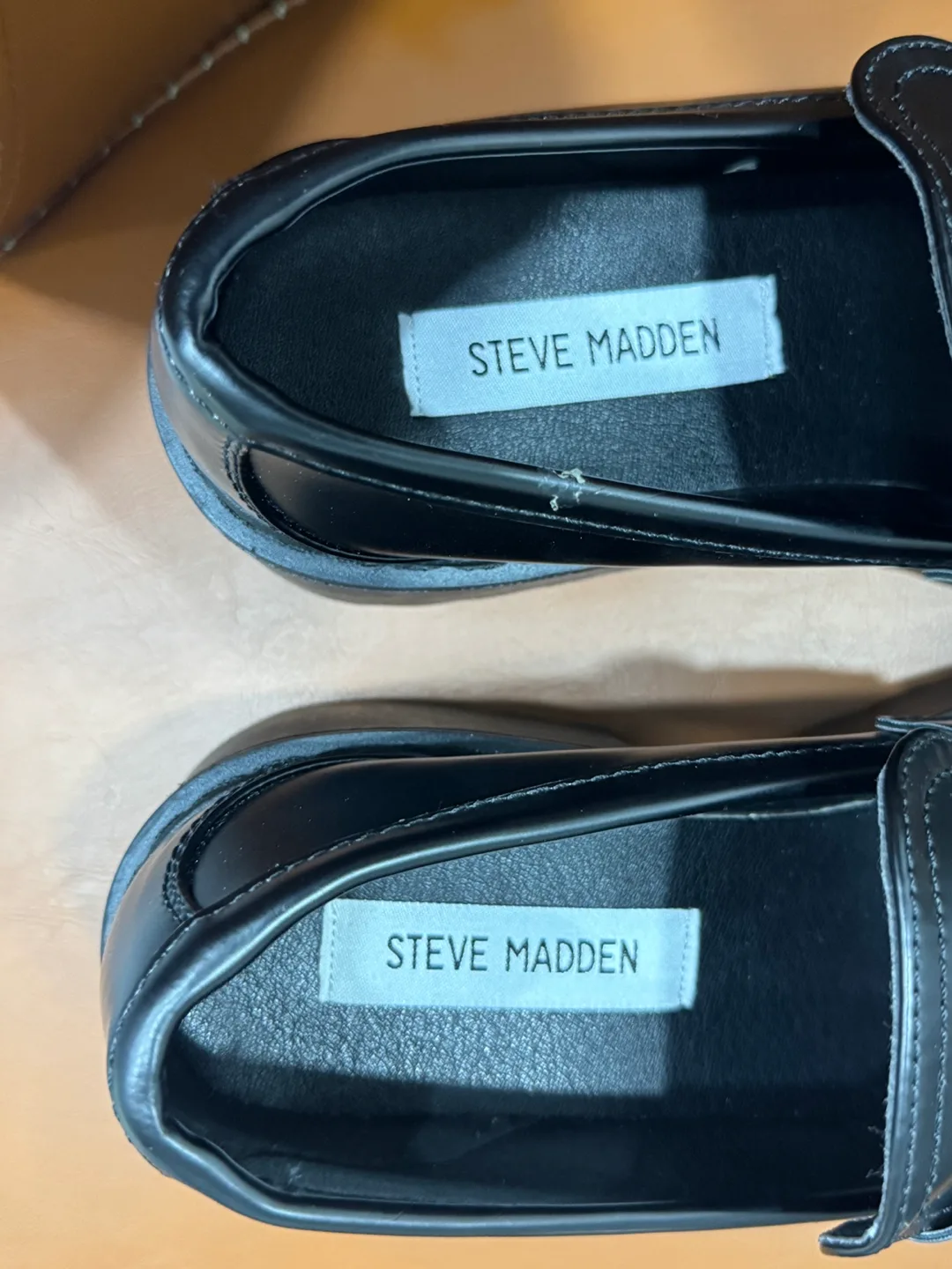 Steve Madden Black Loafers image indicator(3)