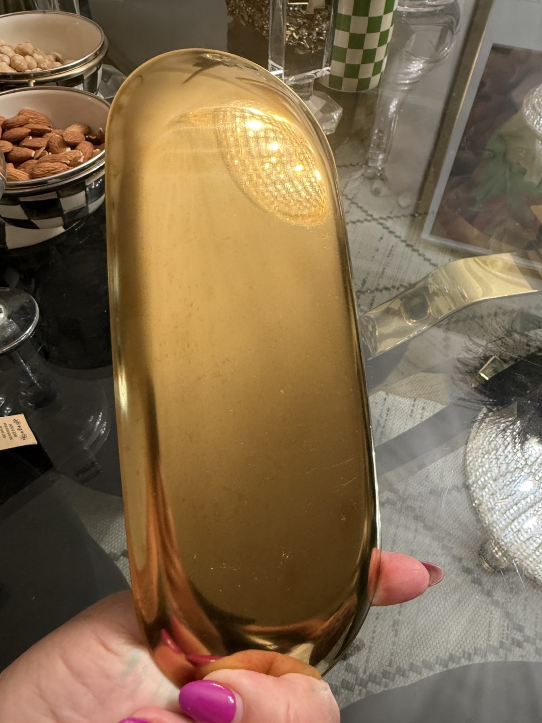 Gold Decorative Tray - photo 2