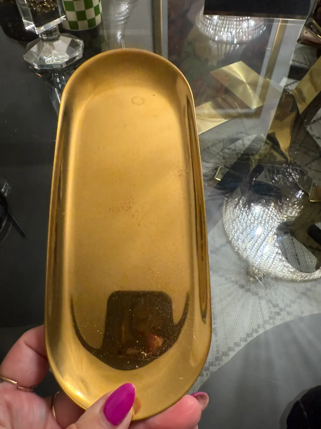 Gold Decorative Tray thumbnail