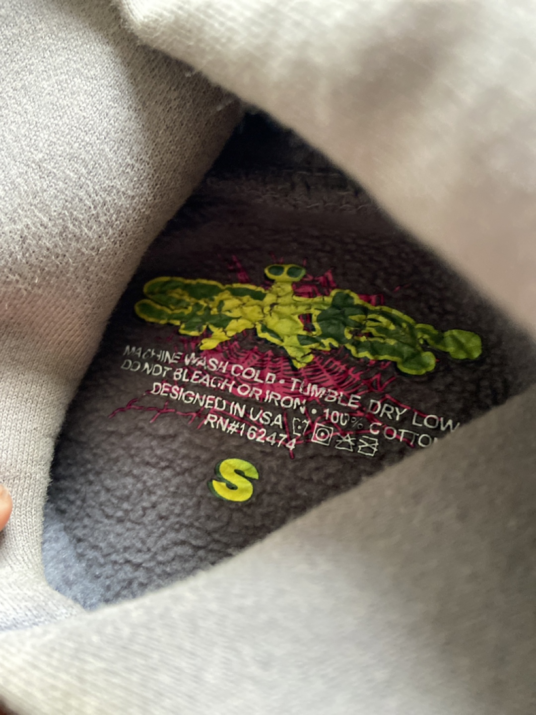 Sp5der Hoodie Size S - photo 4