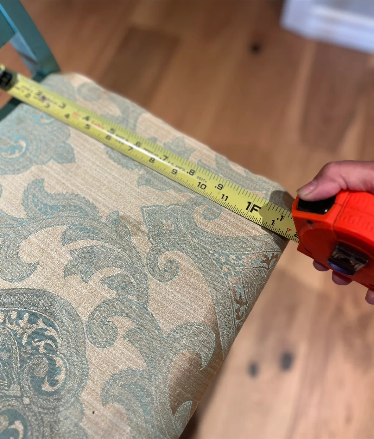 Vintage Style Vanity Chair - Light Blue image indicator(4)