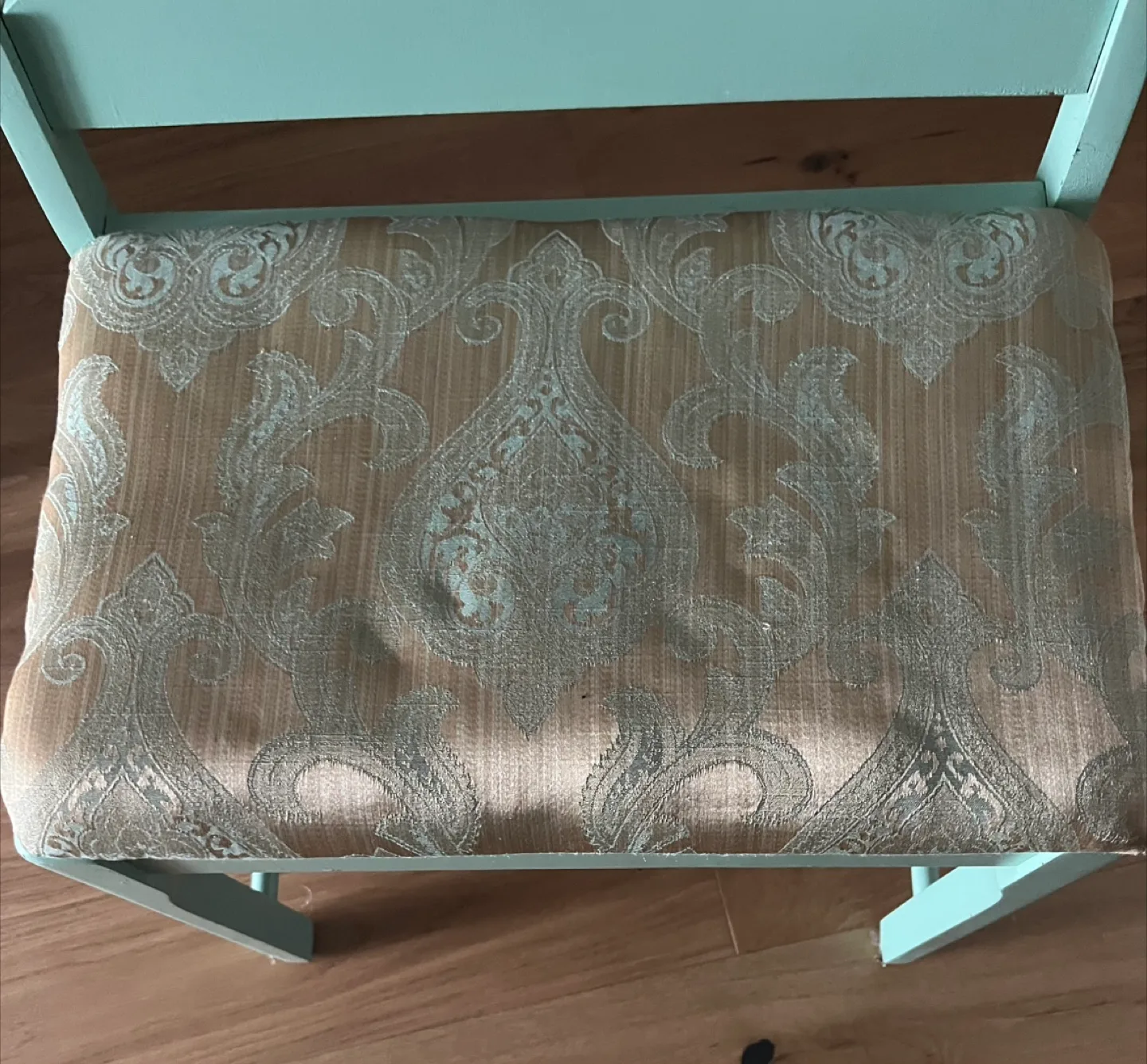 Vintage Style Vanity Chair - Light Blue image indicator(6)