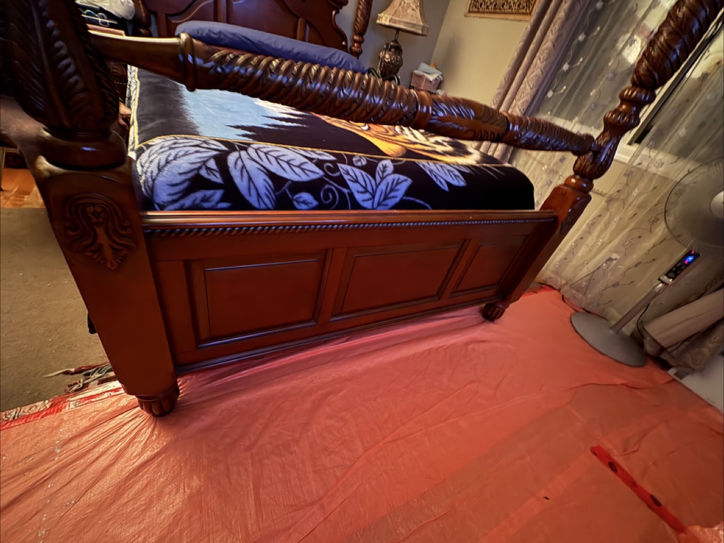 Queen size solid Wooden Bedroom Set - photo 4