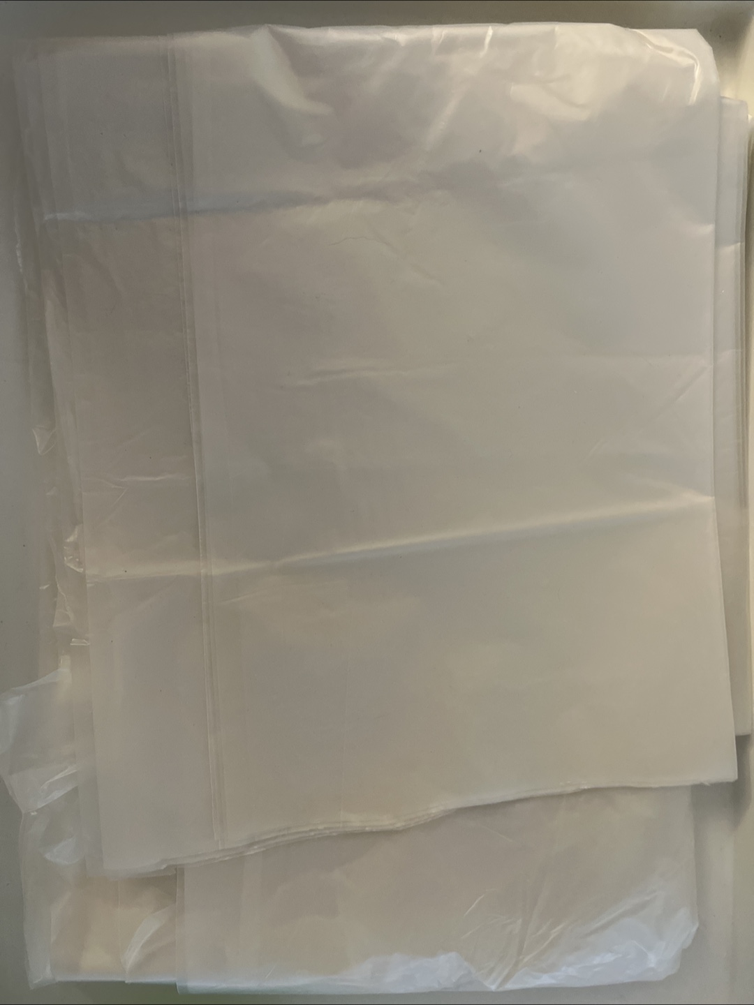 Plastic drop sheet