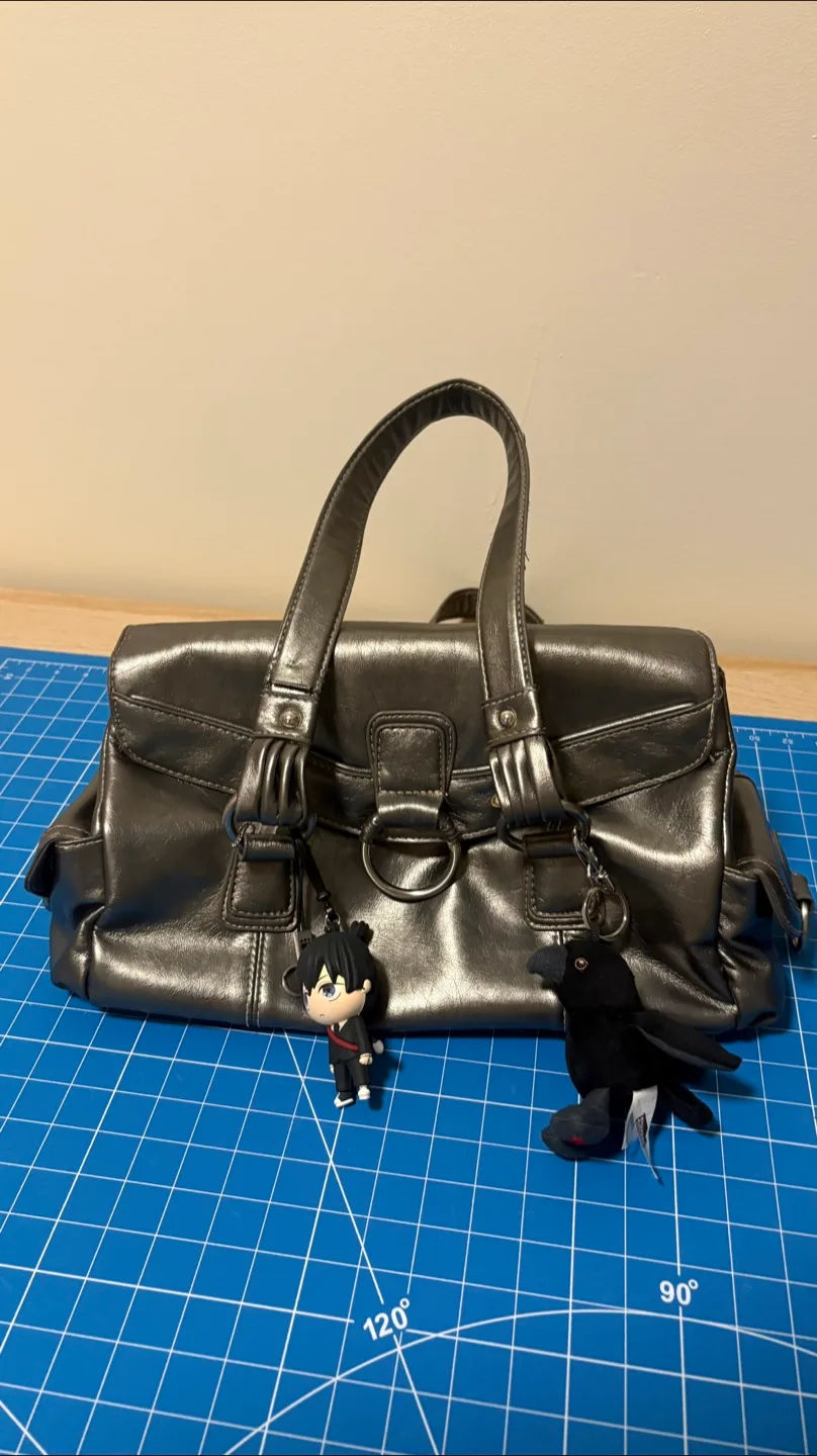 Hickies Metallic Silver Handbag thumbnail