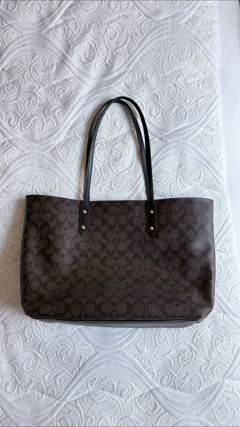Coach Signature Tote Bag, Brown - photo 2