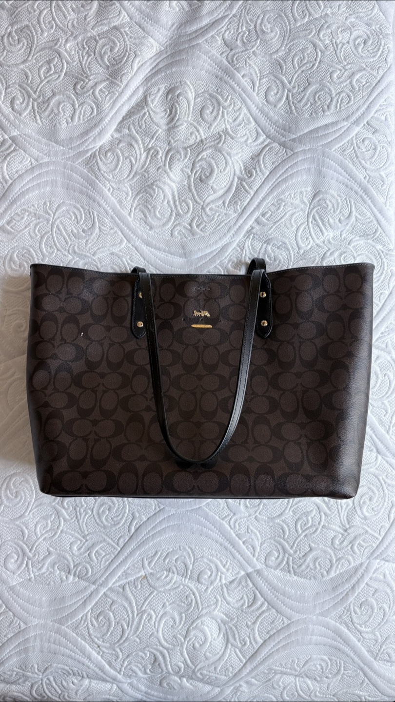 Coach Signature Tote Bag, Brown