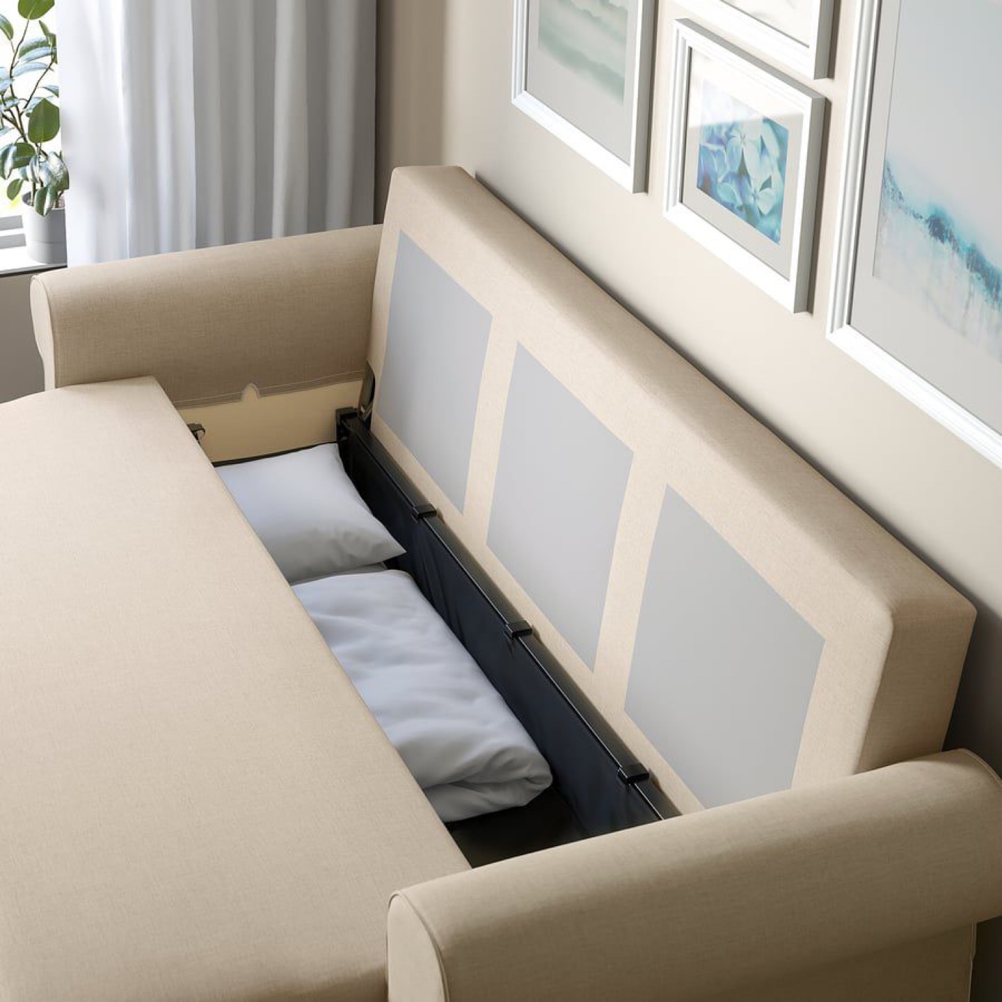 IKEA EKTORP Sleeper Sofa - Beige - photo 2