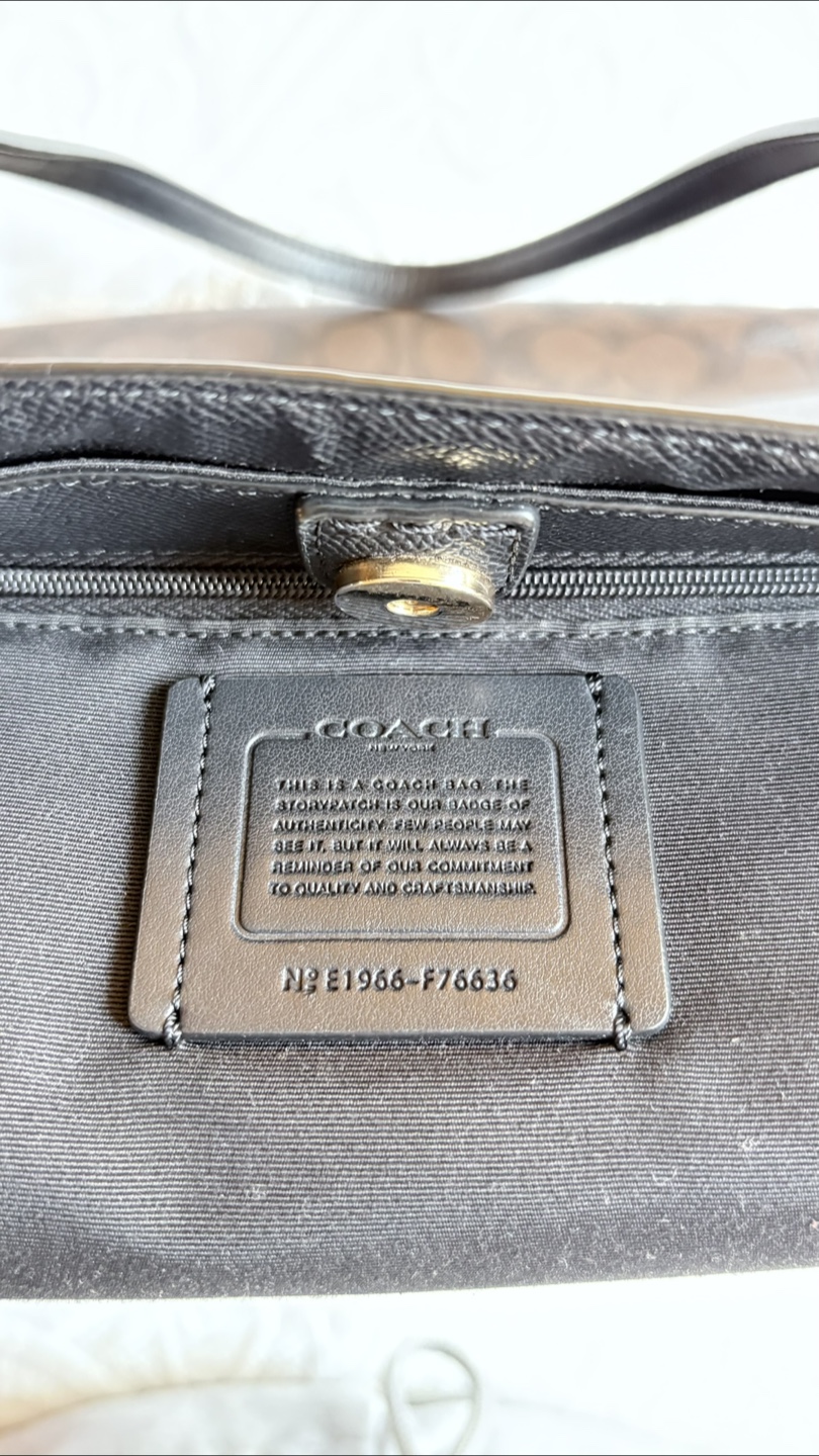 Coach Signature Tote Bag, Brown - photo 4