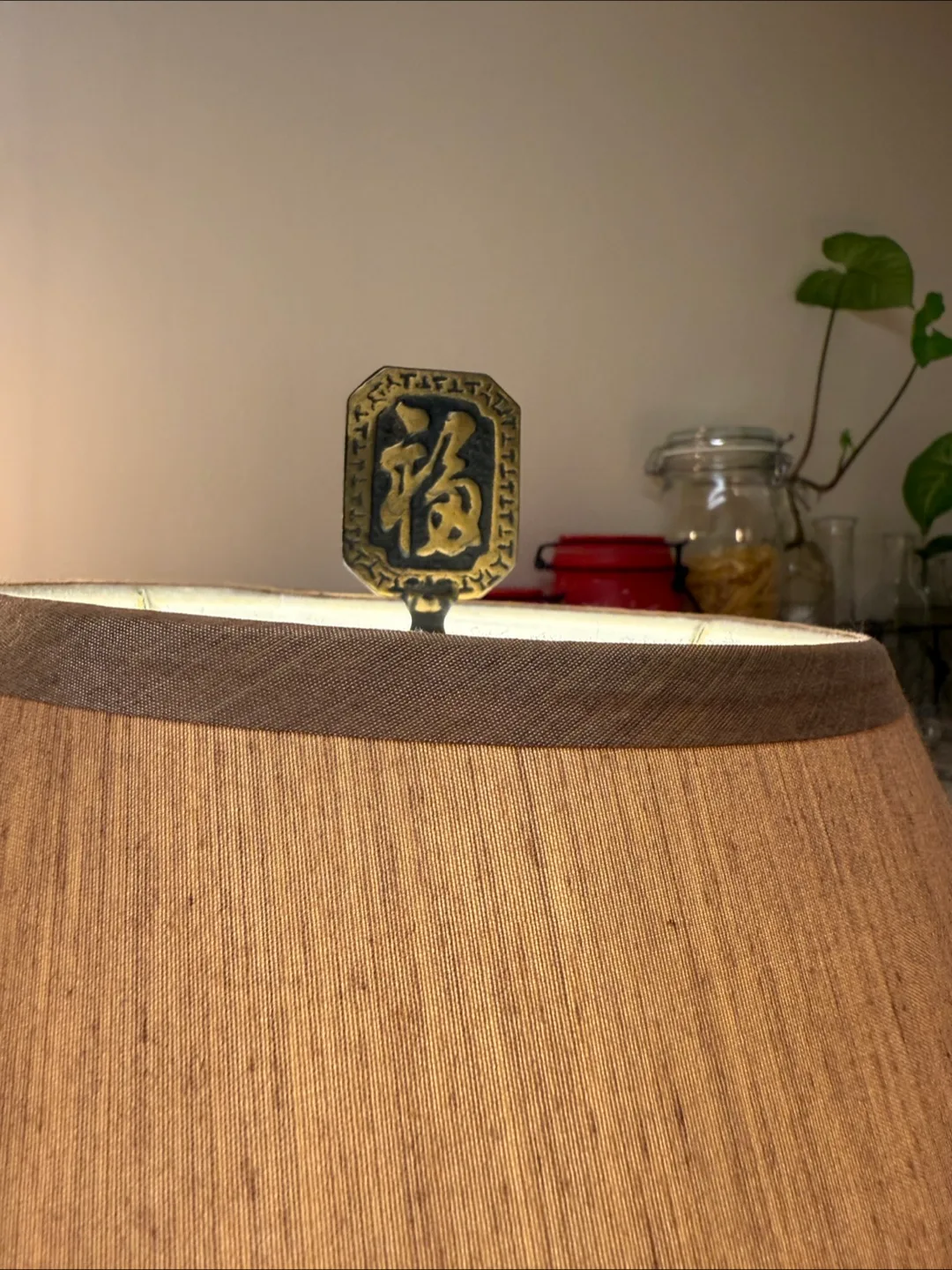 Vintage Hand Painted Asian Floral Table Lamps image indicator(4)